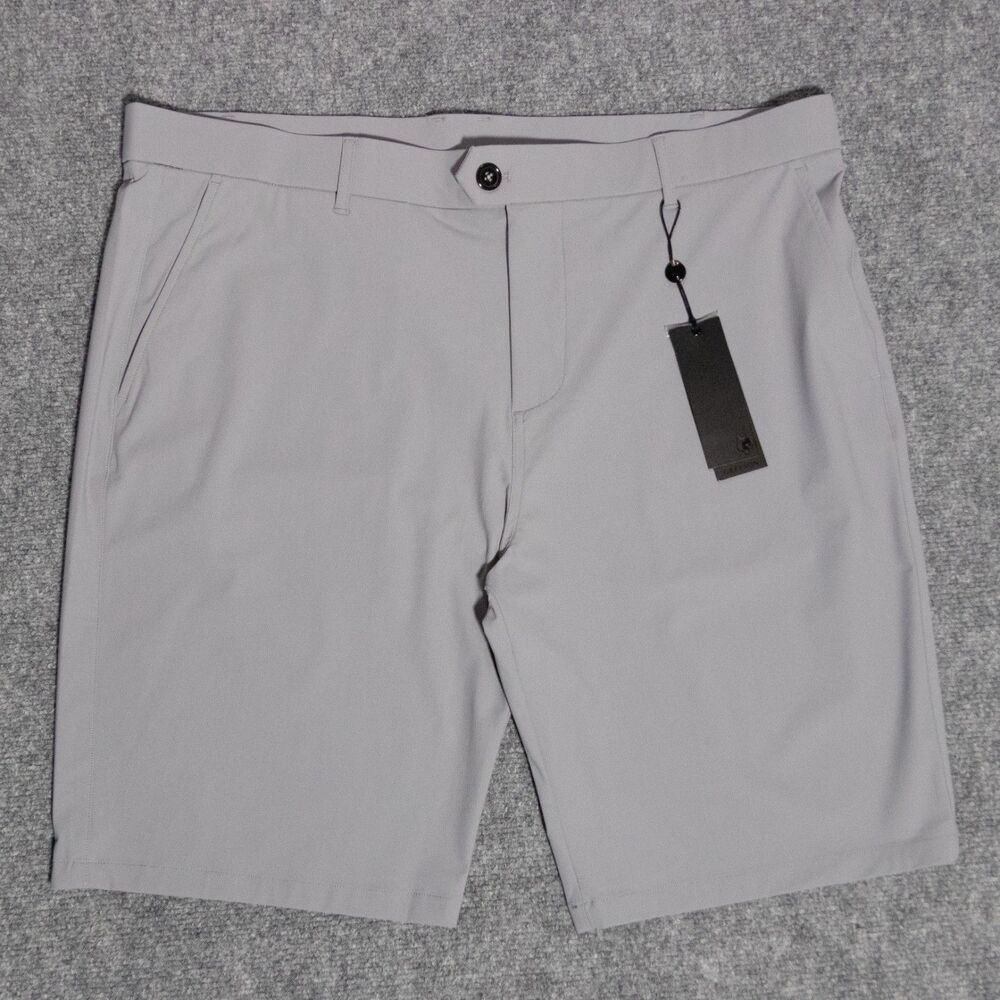 NWT Greyson Montauk Shorts Men's 42 Slate Gray Performance Stretch Golf 10"
